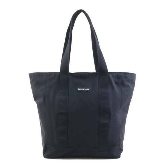 Balenciaga BALENCIAGA Shoulder Bag Nylon Black Men's Women's 537092 h31352n - Picture 1 of 5